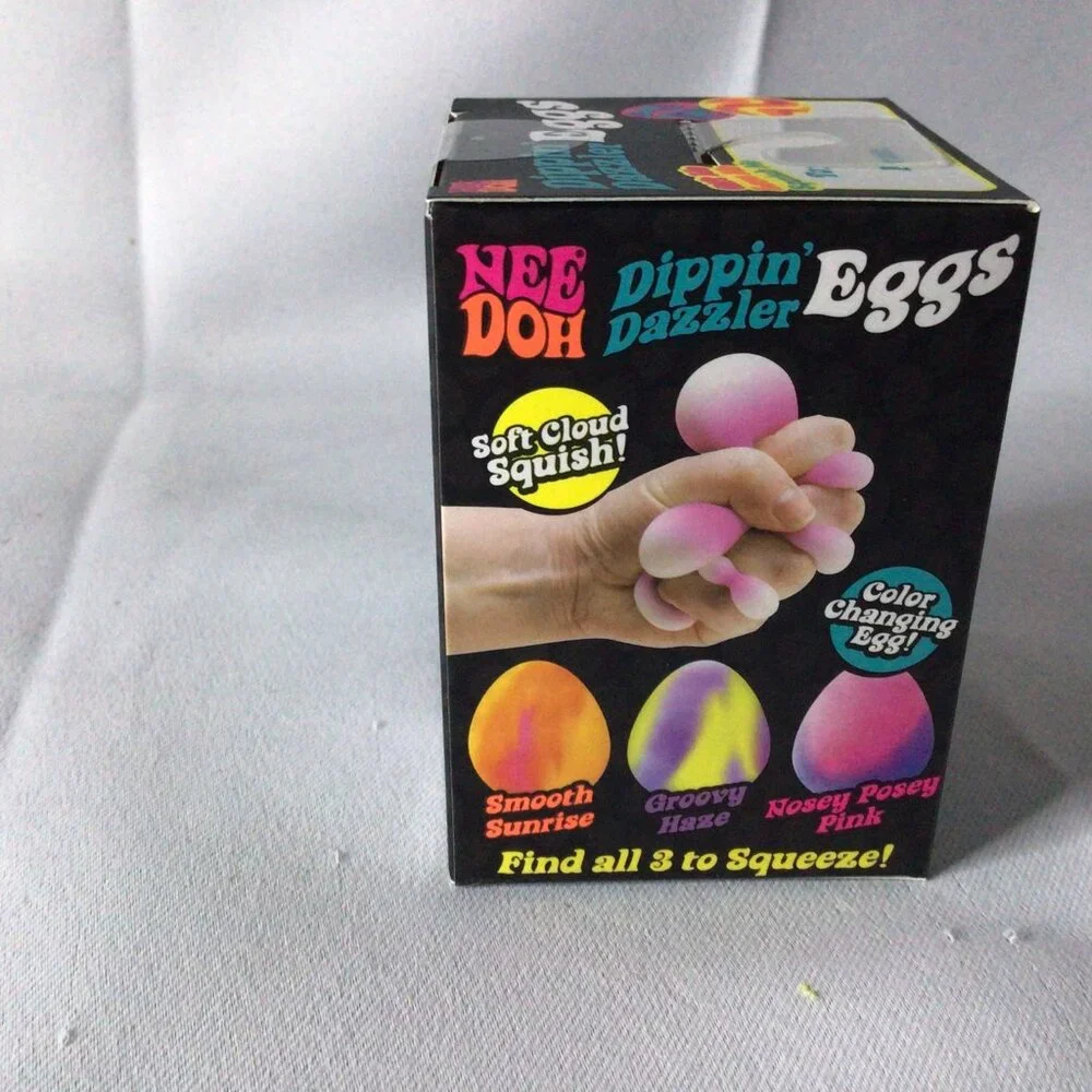 Nee Doh Smooth Sunrise Dippin Dazzler Eggs 2.5” Toy (1 egg per order) - Picture 5 of 6